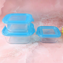 Premium Quality 3-Piece Square Glass Food Storage Container / Bowl Set - dailyneed.life