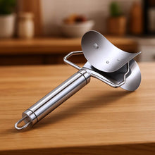 Multifunctional Easy and Fast Stainless Steel Puri cutter roller Machine with Handle for Home Baking Tools for Women, Dough Circle Roller Cutter for Kitchen (1 pc) - dailyneed.life