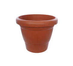 Garden Heavy Plastic Planter Pot / Gamla 6 inch (Brown, Pack of 1, Small) - dailyneed.life