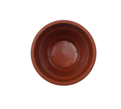 Garden Heavy Plastic Planter Pot / Gamla 6 inch (Brown, Pack of 1, Small) - dailyneed.life