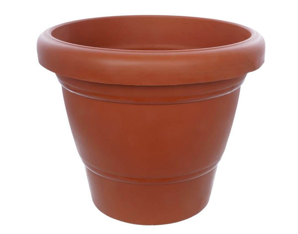 Garden Heavy Plastic Planter Pot / Gamla 8 inch (Brown, Pack of 1,Medium ) - dailyneed.life