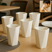 Hexagon Shape Plastic Drinking Glass Set (6 Pc) - dailyneed.life
