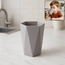 Hexagon Shape Small Plastic Drinking Glass (1 Pc) - dailyneed.life