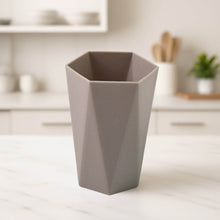 Hexagon Shape Small Plastic Drinking Glass (1 Pc) - dailyneed.life