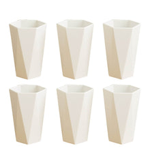 Hexagon Shape Plastic Drinking Glass Set (6 Pc) - dailyneed.life