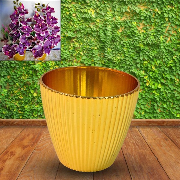 Plastic Flower Valencia (Pot) Home and Outdoor (1 Pc) - dailyneed.life
