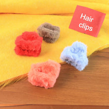 Small Hair Claw Clips, Plastic Fluffy Hair Claw Hair, Hair accessories (12 Pcs Set) - dailyneed.life