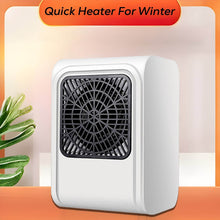 Room Heater 220V Brown Box Heater with Plug for Office & Bedroom Use - dailyneed.life