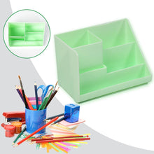 Stationary Holder Desk Organizer Space Saver Storage Stand Pen, Pencil Holder Multi Compartments Stationery Holder ( Color Box ) - dailyneed.life