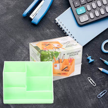 Stationary Holder Desk Organizer Space Saver Storage Stand Pen, Pencil Holder Multi Compartments Stationery Holder ( Color Box ) - dailyneed.life