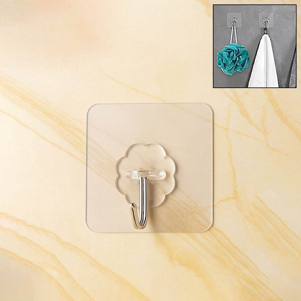 Self Adhesive Transparent Wall Hook (1 Pc) - dailyneed.life