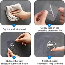 Self Adhesive Transparent Wall Hook (1 Pc) - dailyneed.life