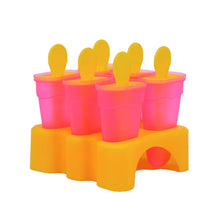 Kulfi Maker Moulds Set Plastic Homemade Kulfi Mould 6pcs Set For Freezer Use - dailyneed.life