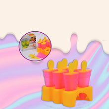 Kulfi Maker Moulds Set Plastic Homemade Kulfi Mould 6pcs Set For Freezer Use - dailyneed.life