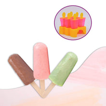 Kulfi Maker Moulds Set Plastic Homemade Kulfi Mould 6pcs Set For Freezer Use - dailyneed.life