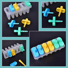 Ice Candy Maker Upgrade sicle Molds Sets 6 Ice Makers Reusable Ice Lolly Cream Mold Home-Made sicles Mould with Stick - dailyneed.life