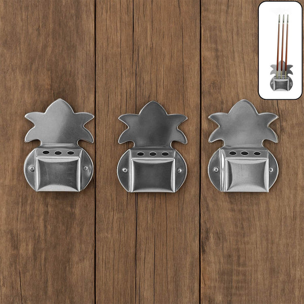 Wall-Mount Metal Incense Stick Holders (3 Pc) - dailyneed.life