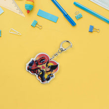 Stylish Acrylic Cartoon Character Keychain with Metal Clip (1 Pc) - dailyneed.life