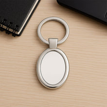 Elegant Oval Shape Metal Keychain for Personal Use - dailyneed.life