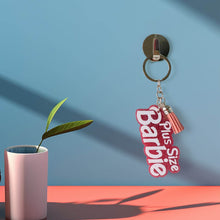 Text Keychain with Glitter Finish and Tassel Charm (1 Pc) - dailyneed.life