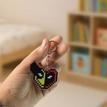 Pixel Style Acrylic Cartoon Keychain with Funky Design (1 Pc) - dailyneed.life
