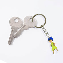 Cartoon Character Soft PVC Keychain with Haired Girl Design (1 Pc) - dailyneed.life