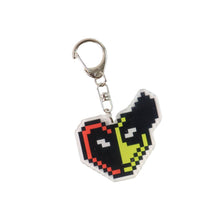 Pixel Style Acrylic Cartoon Keychain with Funky Design (1 Pc) - dailyneed.life