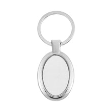 Elegant Oval Shape Metal Keychain for Personal Use - dailyneed.life