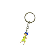 Cartoon Character Soft PVC Keychain with Haired Girl Design (1 Pc) - dailyneed.life