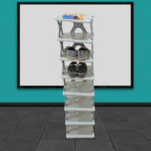 Foldable Shoe Rack (1 Pc, 8 Layers): Space-Saving, Entryway Storage - dailyneed.life