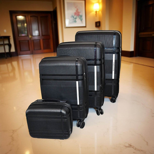 Mix Color Hard-Shell Luggage Trolley 4-Pc (set) - dailyneed.life