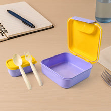 Kids Lunch Box Set with Small Inner Container, Spoon & Fork (1 Pc) - dailyneed.life
