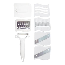 10 in 1 Multifunctional Vegetable Fruits Cutter / Slicer Shredder with Rotating Drain Basket - dailyneed.life