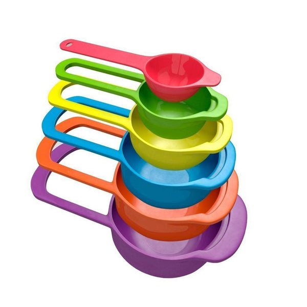 Plastic Measuring Spoons for Kitchen (6 pack) - dailyneed.life