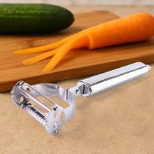 Heavy Duty 2-in-1 Multipurpose Stainless Steel Vegetable Peeler and Julienne Cutter - dailyneed.life