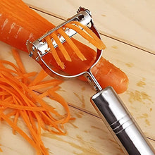 Heavy Duty 2-in-1 Multipurpose Stainless Steel Vegetable Peeler and Julienne Cutter - dailyneed.life