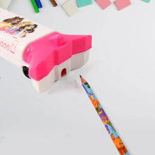 Multi-Functional Airplane-Shaped Compass Box with LED Light and Built-in Sharpener - dailyneed.life