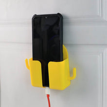 1 Pc Wallmount Mobile Stand With Hook for and stuffs purposes. (Mix Color / 1 Pc) - dailyneed.life