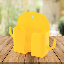 1 Pc Wallmount Mobile Stand With Hook for and stuffs purposes. (Mix Color / 1 Pc) - dailyneed.life