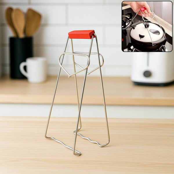 Heavy-Duty Stainless Steel Kitchen Dish Plate Bowl Vessel Gripper Tong (1 Pc) - dailyneed.life