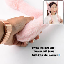 Cute Jumping Rabbit Ear Plush Winter Earmuffs (1 Pc) - dailyneed.life