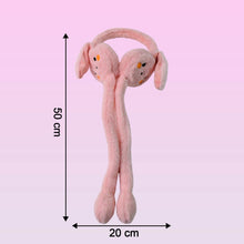 Cute Jumping Rabbit Ear Plush Winter Earmuffs (1 Pc) - dailyneed.life
