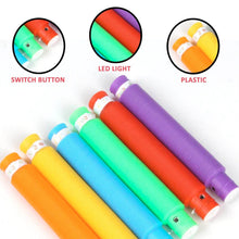 Colourful Tubes Sensory Toys Stretch Fidget Tube Toys Pull Tubes Fidget Toys - dailyneed.life