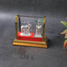 Decorative Kamdhenu Cow with Calf and Tulsi Plant Idol Set - dailyneed.life