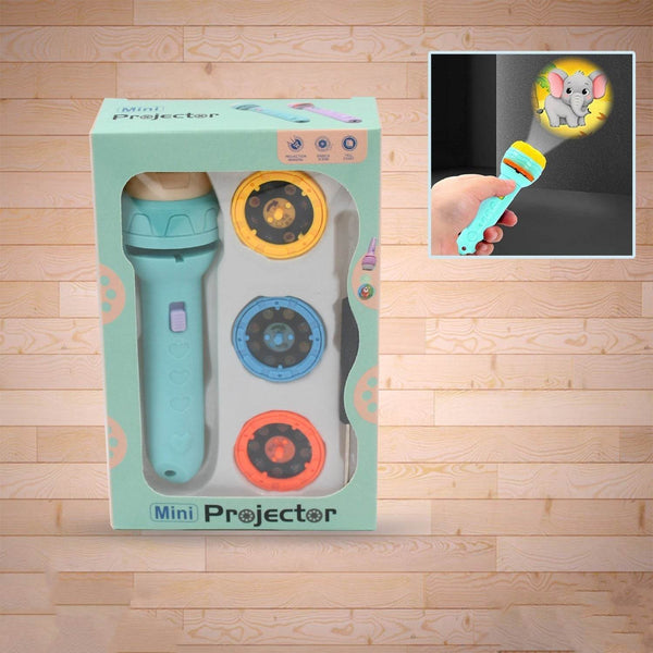 Mini Slide Projector for Kids with 3 Slide and Animated Pattern, Flashlight Torch for Kids, Projector Torch, Educational Learning Toy - dailyneed.life