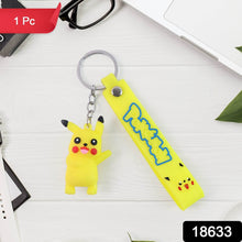 Cute Cartoon Silicone 3D Key Chain with Metal Hook & Strap (Pack of 1) - dailyneed.life