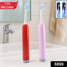 Battery-Operated Electric Toothbrush with Replaceable Head (Mix Color / 1 Pc) - dailyneed.life