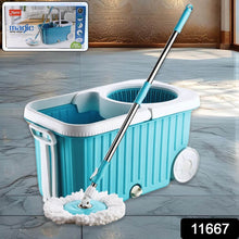 Apex Magic 360° Spin Mop Cleaning System with Stainless Steel Spinner - dailyneed.life
