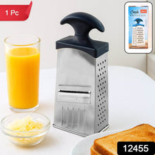 Apex Classic 4-in-1 Stainless Steel Grater & Slicer with Handle - dailyneed.life