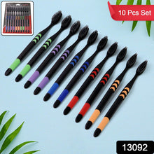 Soft Toothbrush With Plastic Round Box for Men and Women, Kids, Adults Plastic Toothbrush (10 pcs Set) - dailyneed.life